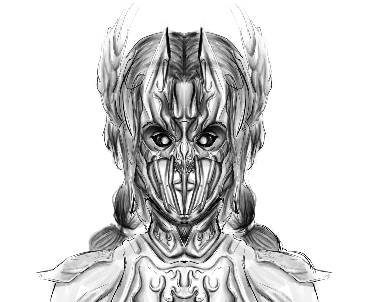 Aelia Armor Sketch