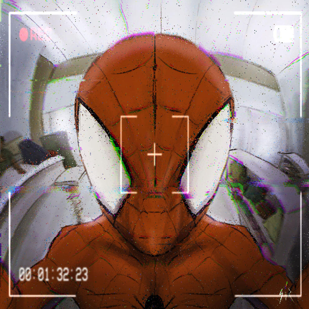 Spider-Man again, but closer